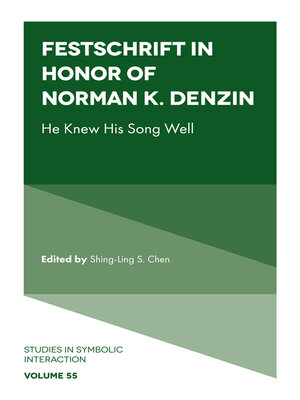 cover image of Festschrift in Honor of Norman K. Denzin